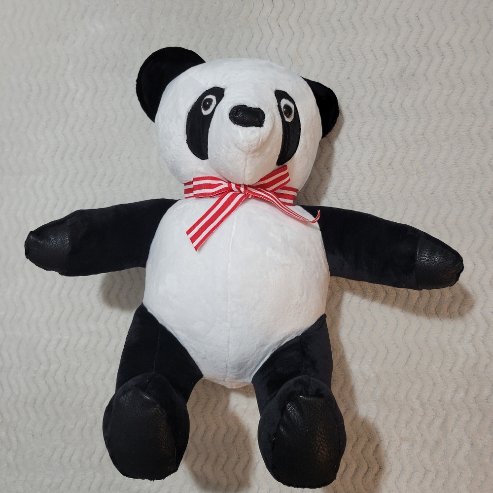 Handmade Stuffed Animal Panda Bear 17" tall